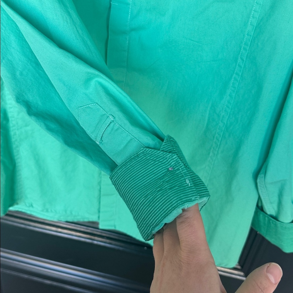 Wrangler Mint Green Collared Shirt - Picture 6 of 7